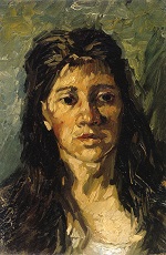 Head of a Woman with her Hair Loose
